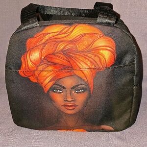 Lady in Orange Turban Lunch Bag